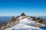 Deogyusan Mountains Is Covered By Snow In Winter,south Korea Stock Photo