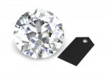 Diamond Jewel Stone Stock Photo