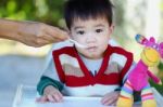 Asian Baby Stock Photo