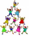 Tower Of Kids Stock Photo