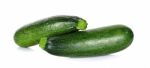 Zucchini Courgette Isolated On The White Background Stock Photo