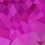 Persian Rose Pink Abstract Low Polygon Background Stock Photo