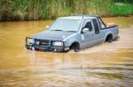 Four-wheel Drive Pickup Truck Stock Photo