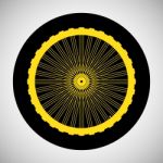 Bicycle Wheel Icon Stock Photo