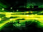 Green Abstract Technology Background Stock Photo