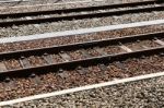 Railway Track Stock Photo