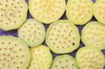 Lotus Seeds Pod Background Stock Photo