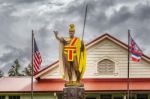 King Kamehameha Statue Stock Photo