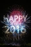 Happy New Year 2016 Stock Photo