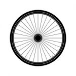 Bicycle Wheel Stock Photo