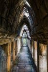 Inside Of An Old Temple Stock Photo