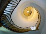 Spiral Staircase In The Lighthouse In Southwold Stock Photo