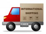 International Shipping Shows Across The Globe And Countries Stock Photo