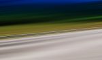 Blank Colourful Highway Lane Motion Abstraction Stock Photo