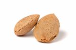 Two Sweet Almonds Stock Photo