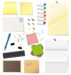 Paper And Office Supplies Stock Photo