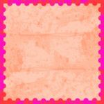 Pink And Red Stamp Card Stock Photo