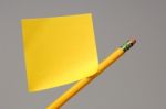 Sticky Note Stock Photo