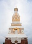 Phra That Phanom Pagoda In Wat Phra That Phanom, Nakhon Phanom, Stock Photo