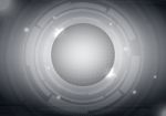 Abstract Technology Circles  Background Stock Photo