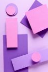 Material Design Colorful Background Stock Photo