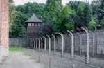 Auschwitz Concentration Camp In Oswiecim Poland Stock Photo