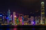 View Of Hong Kong From Victoria Peak Stock Photo