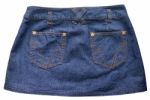 Jeans Skirt Stock Photo