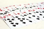 Card Gambling Stock Photo