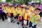 Primary Students Visit The Zoo, In The Jul 27, 2016. Bangkok Thailand Stock Photo