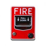 Fire Alarm Button Stock Photo