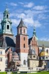 Wawel Cathedral In Krakow Poland Stock Photo