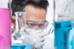 Scientists Are Experimenting Stock Photo