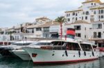 Puerto Banus, Andalucia/spain - July 6 : View Of The Harbour In Stock Photo