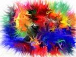 Color Explosion Illustration Stock Photo