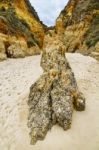 Wonderfull Portuguese Beach Stock Photo