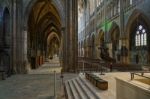 Interior View Of Cathedral Of Saint-etienne Metz Lorraine Mosell Stock Photo