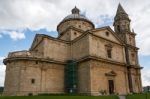 View Of San Biagio Church Tuscany Stock Photo