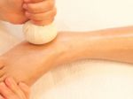 Reflexology Treatment Stock Photo