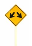 Arrow Sign Board Stock Photo