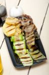 Grilled Assorted Vegetables Stock Photo