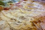 View Of Mammoth Hot Springs Stock Photo