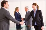 Business People Shaking Hands Stock Photo