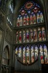 Interior View Of Cathedral Of Saint-etienne Metz Lorraine Mosell Stock Photo