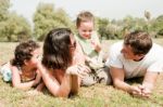 Happy Family Stock Photo