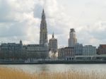 Antwerp Cathedral Stock Photo