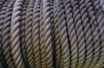 Close Up High Depth Of Rough Rope Texture Use For Industrial Obj Stock Photo