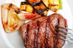 Grilled Beef Filet Mignon Stock Photo