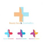 Beauty Care Logo Design Template Stock Photo