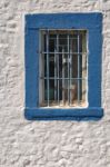 Greek Window Stock Photo